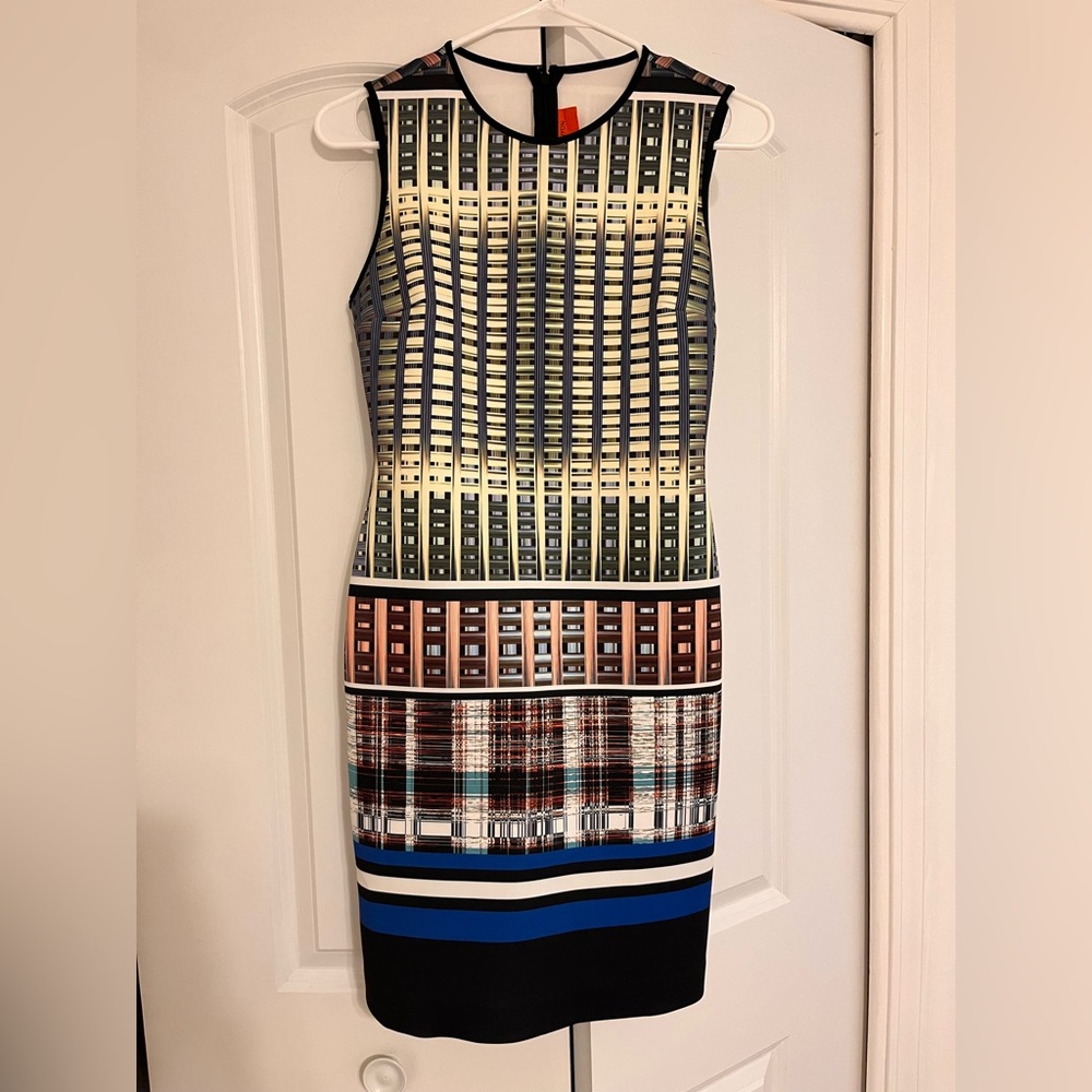 Clover Canyon Knee Length Neoprene Dress. Size Small.
